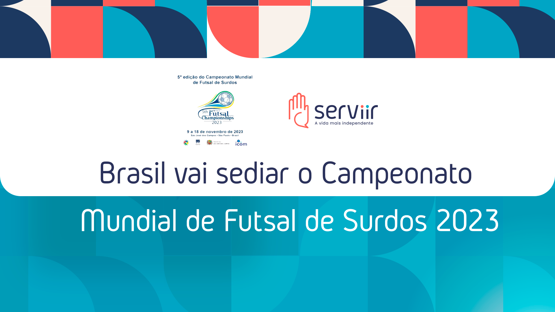 No momento você está vendo Brasil vai sediar o Campeonato Mundial de Futsal de Surdos 2023